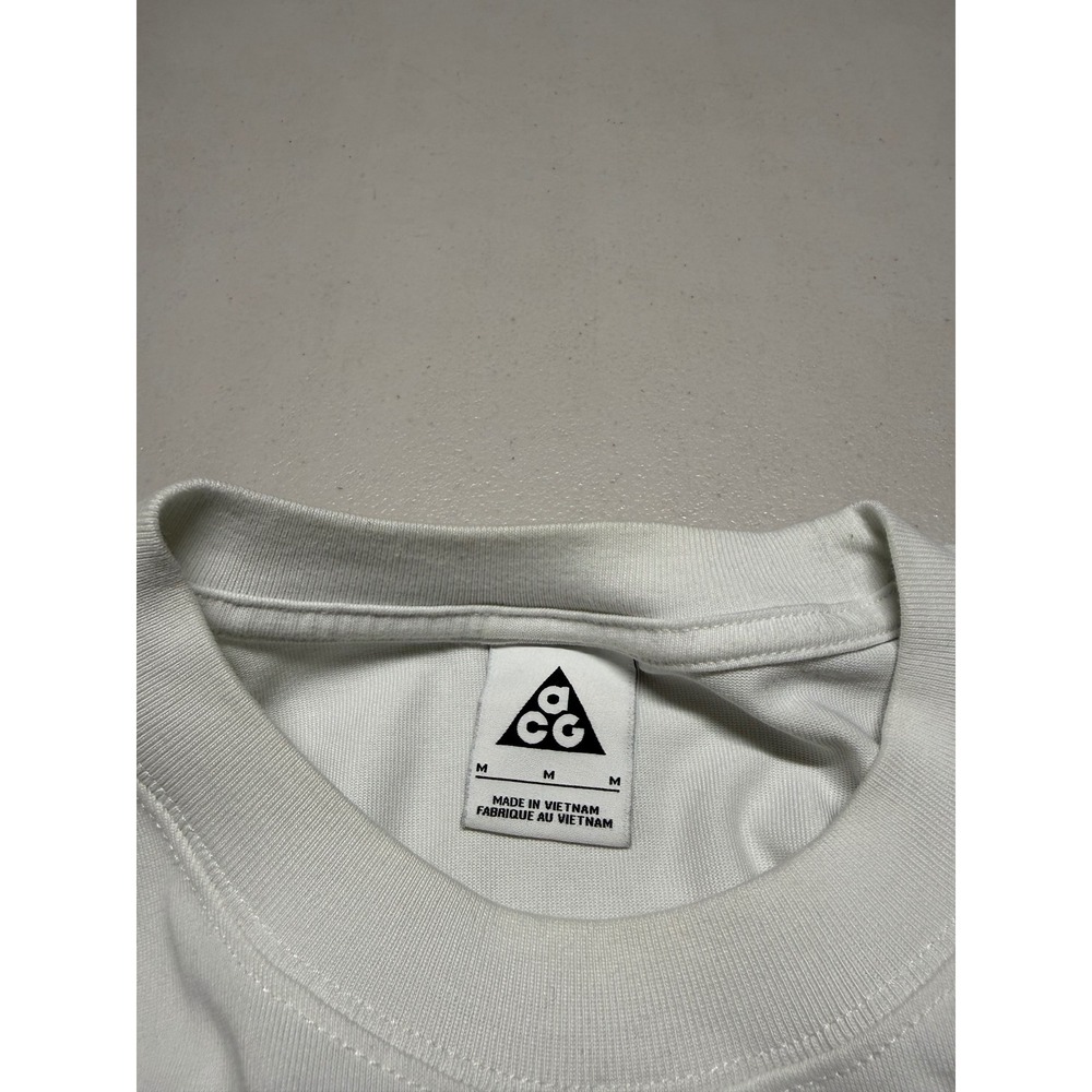 ACG NIKE MENS WHITE LONG SLEEVE SHIRT SIZE MEDIUM - Picture 6 of 8